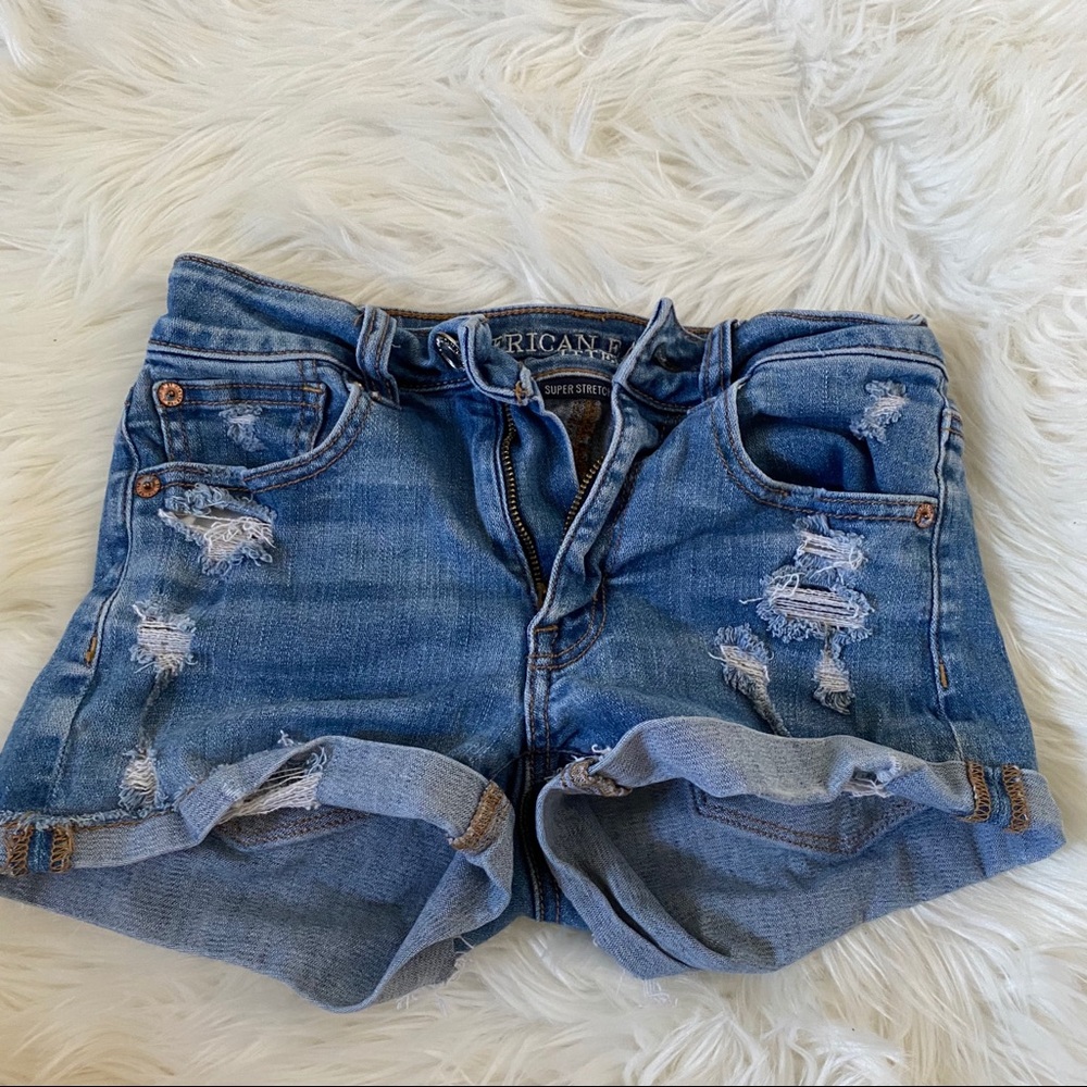 American Eagle Distressed Shorts